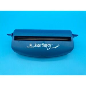 Provo Craft Paper Shapers Blue Paper Crimper Scrapbooking Tool 6.5"